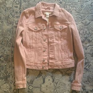 H&M Blush Denim Jacket